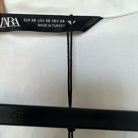 NEW Zara Shirt Dress White XS fits up to Small - Picture 3 of 3